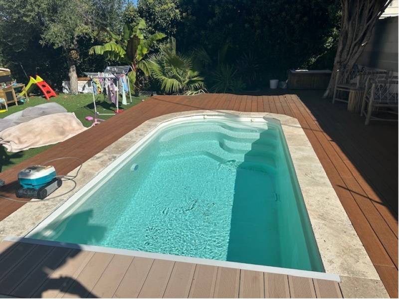 SARAH La mini piscine coque sans permis de COPIPRO à Six Fours prés de La Seyne dans le Var