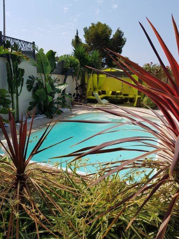 piscine paysagée à saint Mandrier dans le Var